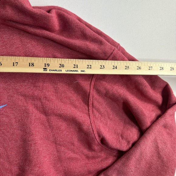 Nike Sportswear Pullover Hoodie Sweatshirt Red Mens Size 2XL Fleece CV8977-687 - Picture 5 of 8